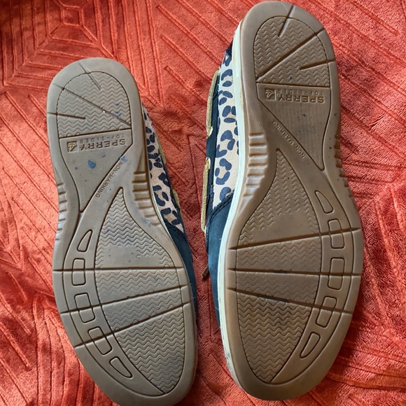 Sperry Topsider black and leopard boat shoes - Picture 4 of 5